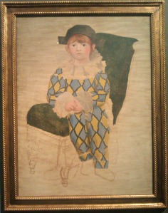 Ritratto del figlio come Arlecchino Pablo Picasso